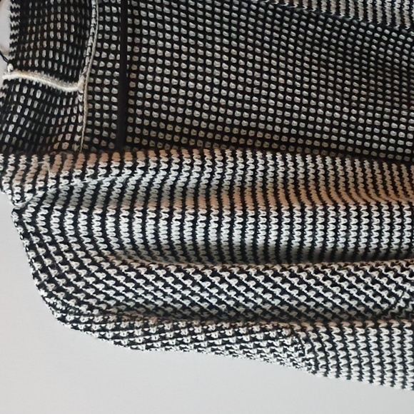 Black and White Women's Cardigan - Picture 3 of 6